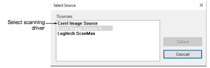 Select scanner