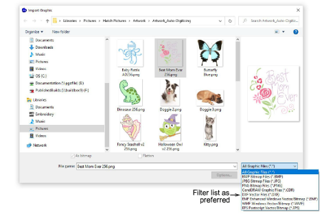 ImportGraphicDroplist.png