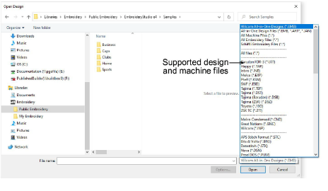 Open designs